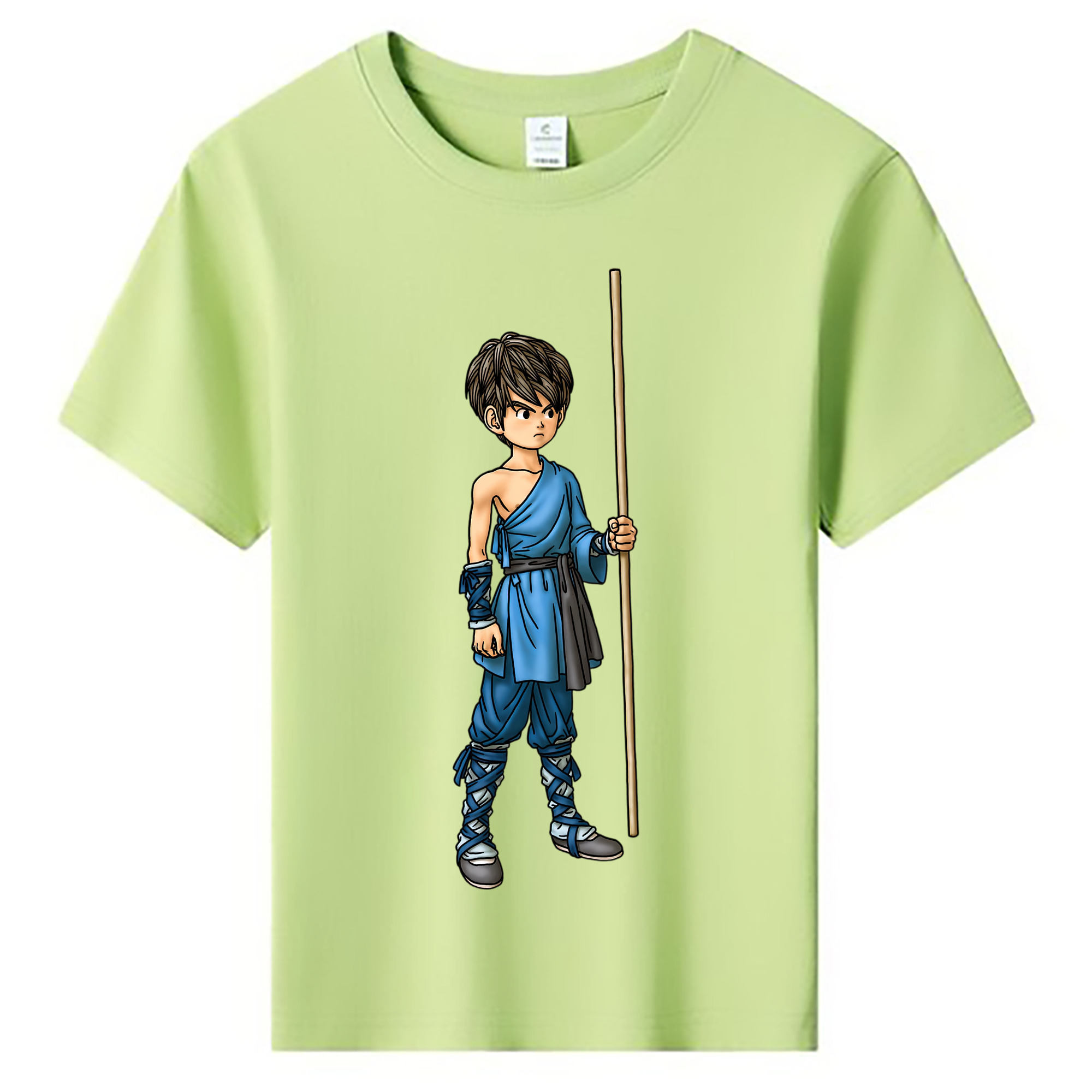（画像用） ドラゴンクエスト Doragon Kuesuto Dragon Quest 綿100％キッズTシャツ（フロントプリント）